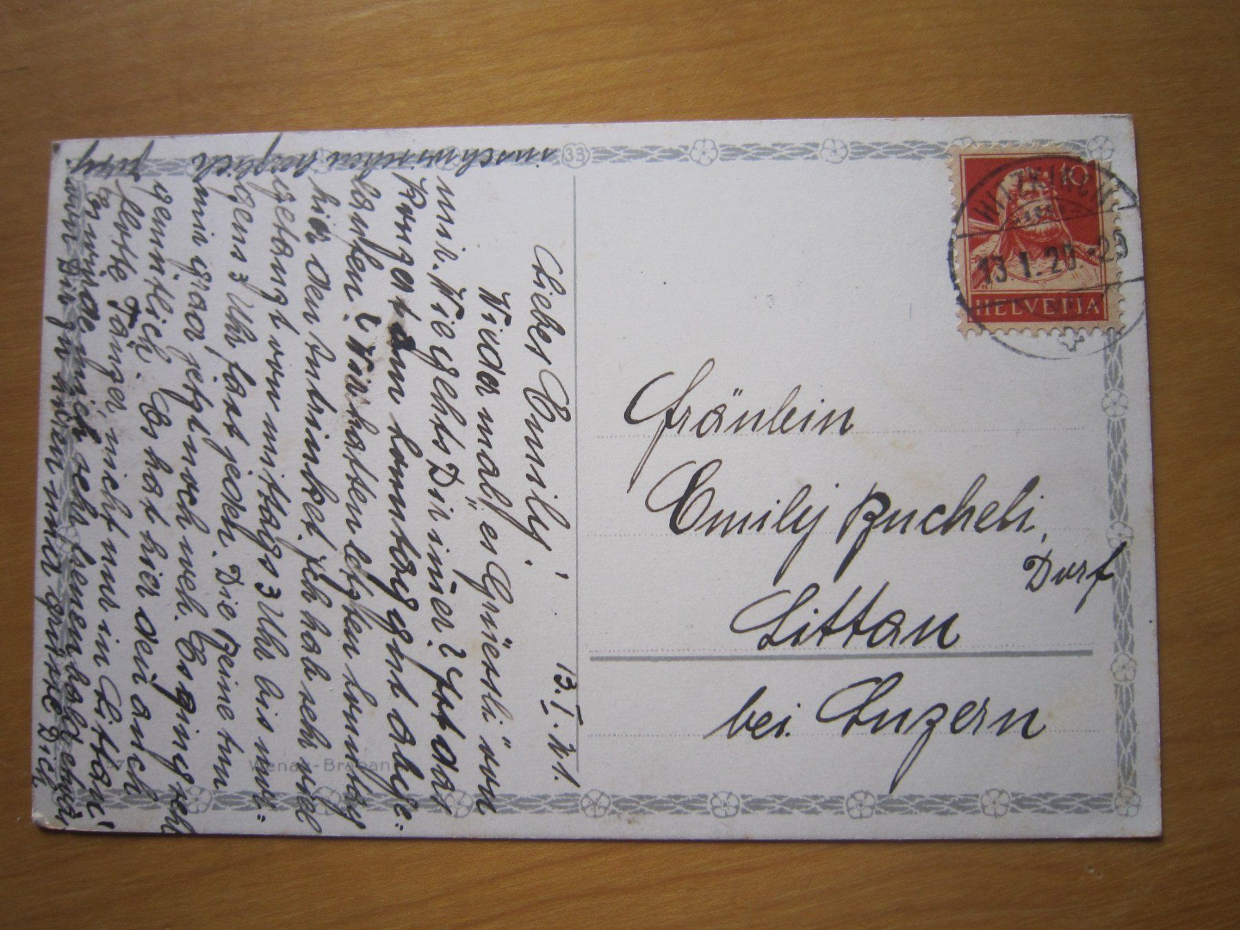 Cartes postales: No 8 Postkarte "Süss" 1920 – D'occasion à Gordola par Polentaefung 3