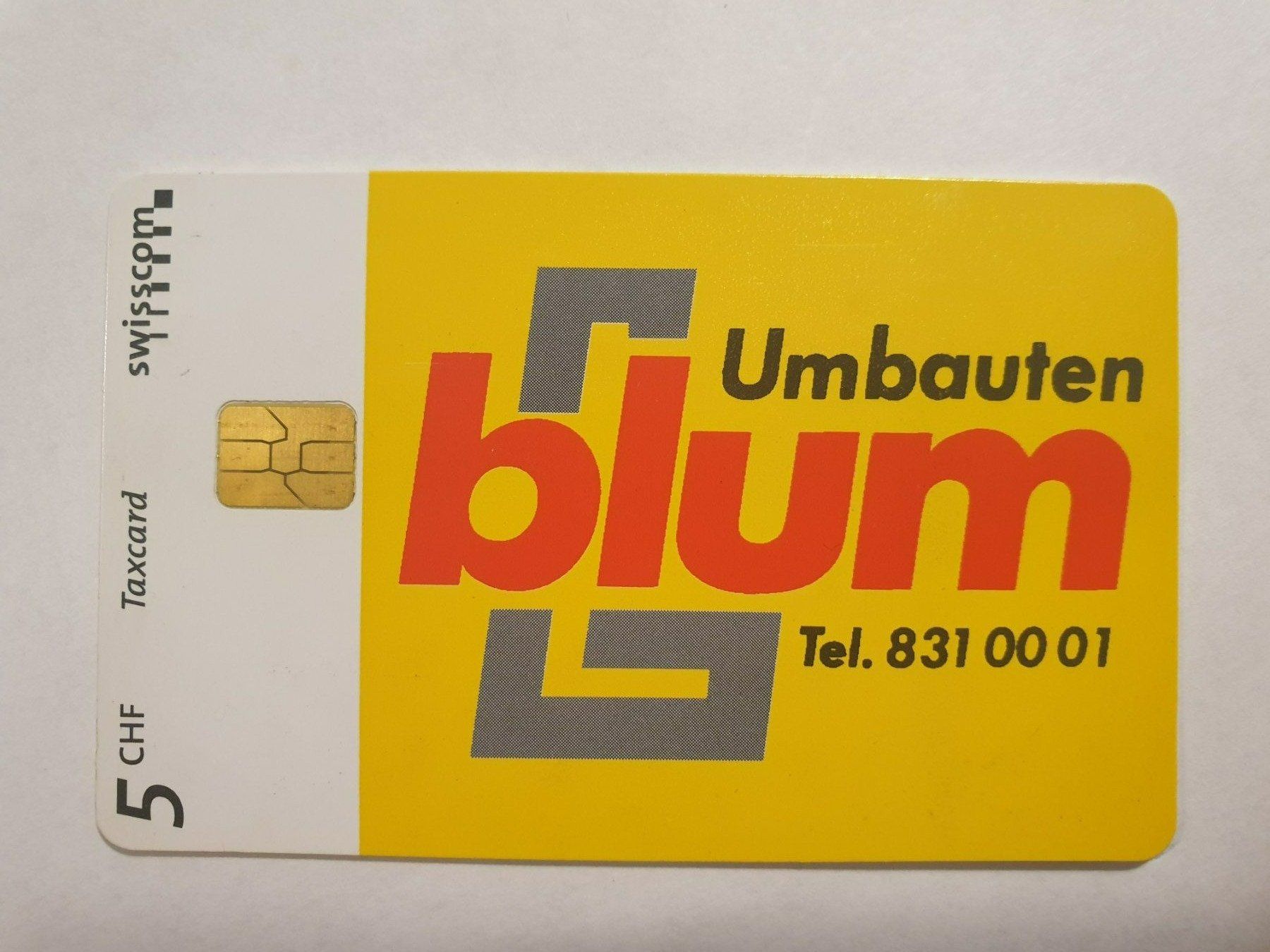 Telefon- & Taxkarten: Umbauten Blum – Gebraucht aus Rain von chesz