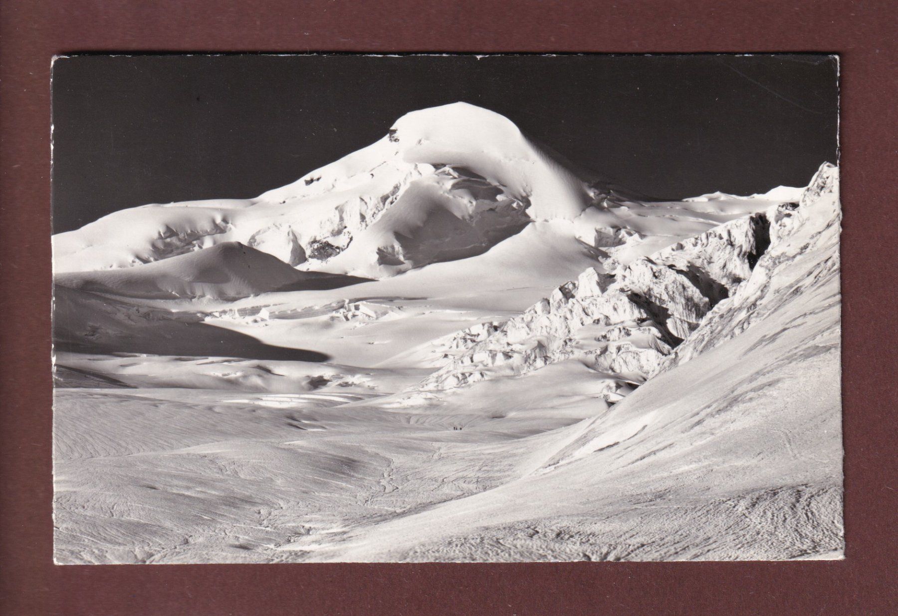 Cartoline postali: SAAS-FEE - Langefluh - 1963 – Usato da Pully venduto da nicecards