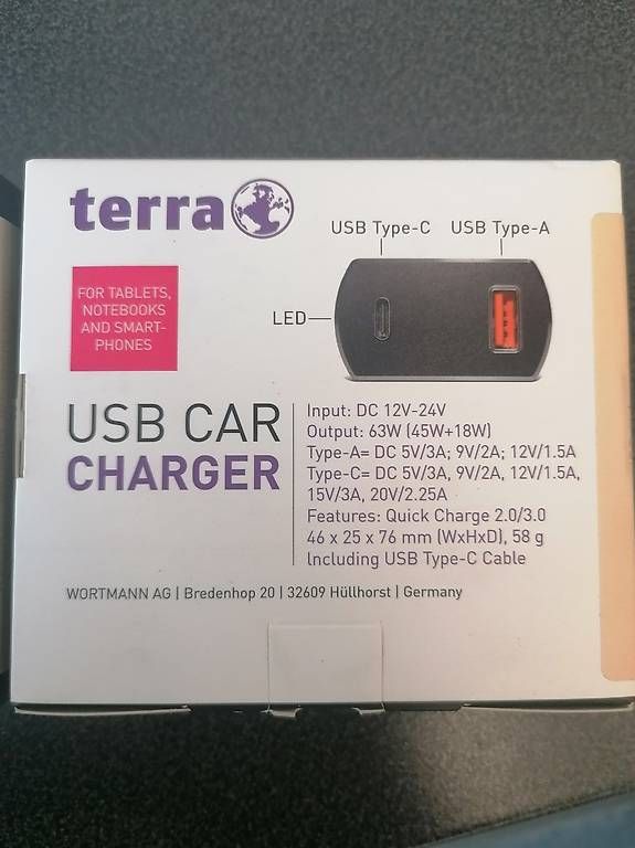 Ladegeräte: USB Auto schnell Ladegerät (unbenutzt) – Gebraucht aus Löhningen von Divemisli 2