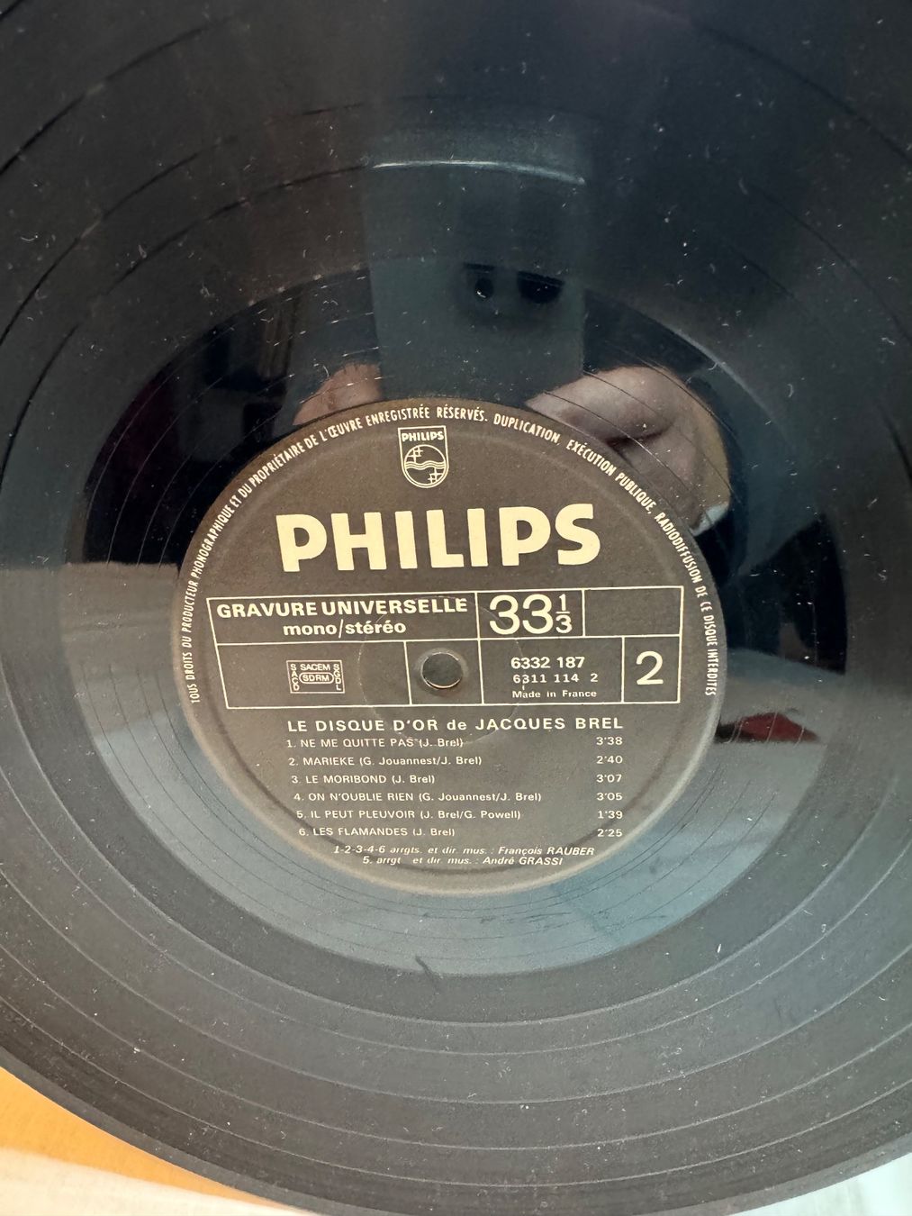 Dischi in vinile: Jacques Brel - Le Disque d'Or, Vinyle Original Philips – Usato da la Chaux-de-Fonds venduto da Lampe 5