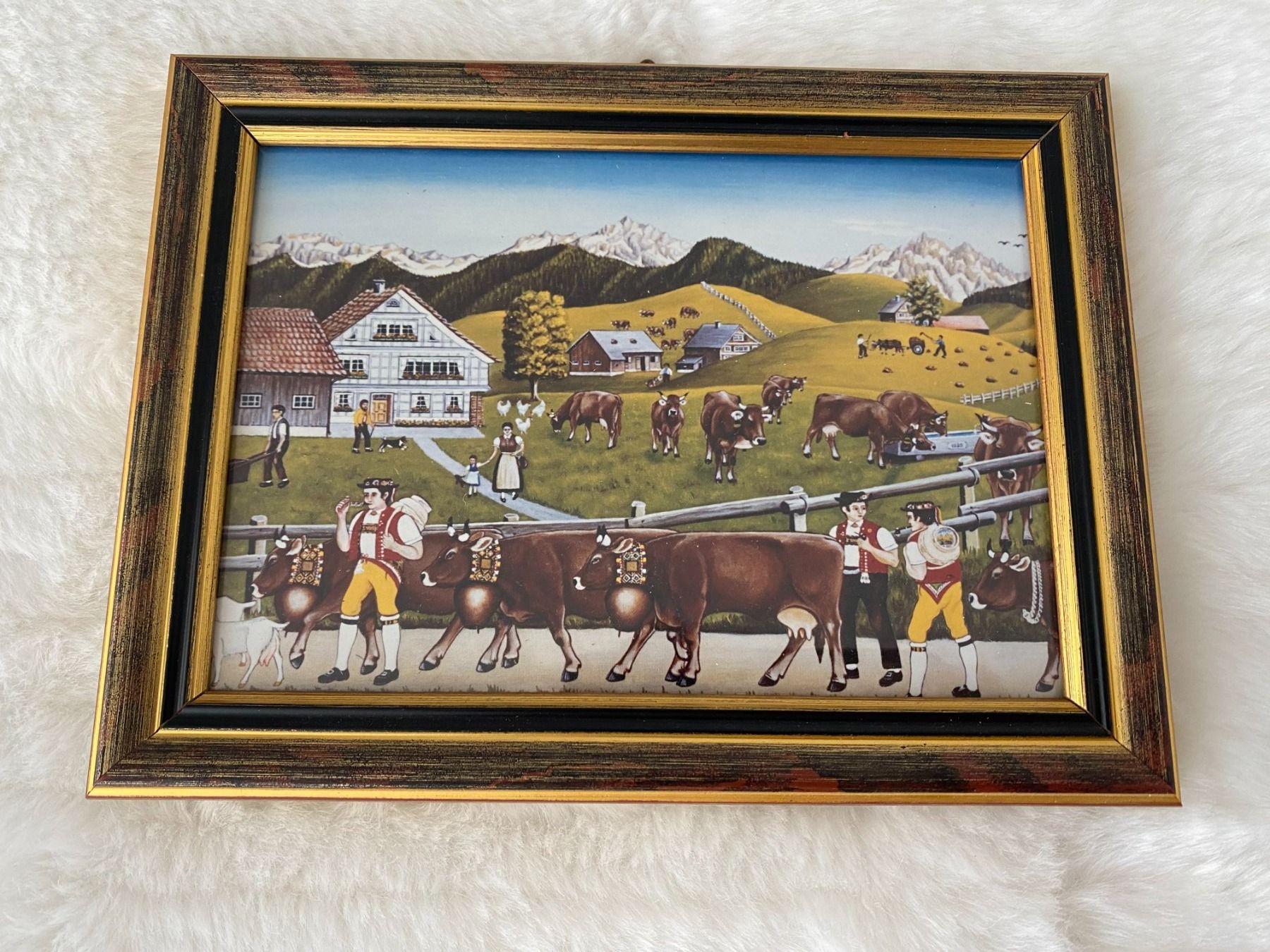 Foto & Immagini: Appenzellerbild - Bauernmalerei - Kunstdruck – Usato da Unterterzen venduto da bac_287t