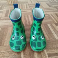 Kinder Frosch Gummistiefel Gr 22 Regen Schuhe ungefüttert