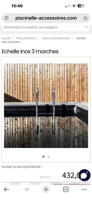 Piscines: Échelle de piscine – D'occasion à Laconnex par den_ryq8 1