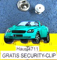 MERCEDES SLK 533 CABRIO AUTO PIN GLASIERT MIT SECURITY-CLIP