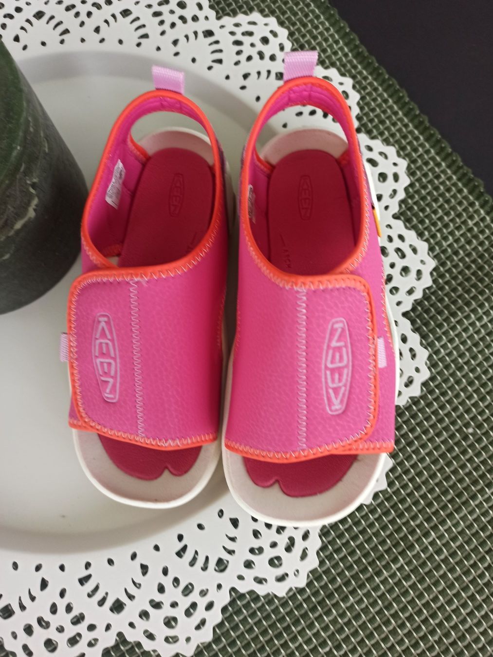 Keen Scarpe per ragazzi: Keen Knotch River OT Magenta 30 – Nuovo e nell'imballaggio originale da Kappel SO venduto da Flo25 1