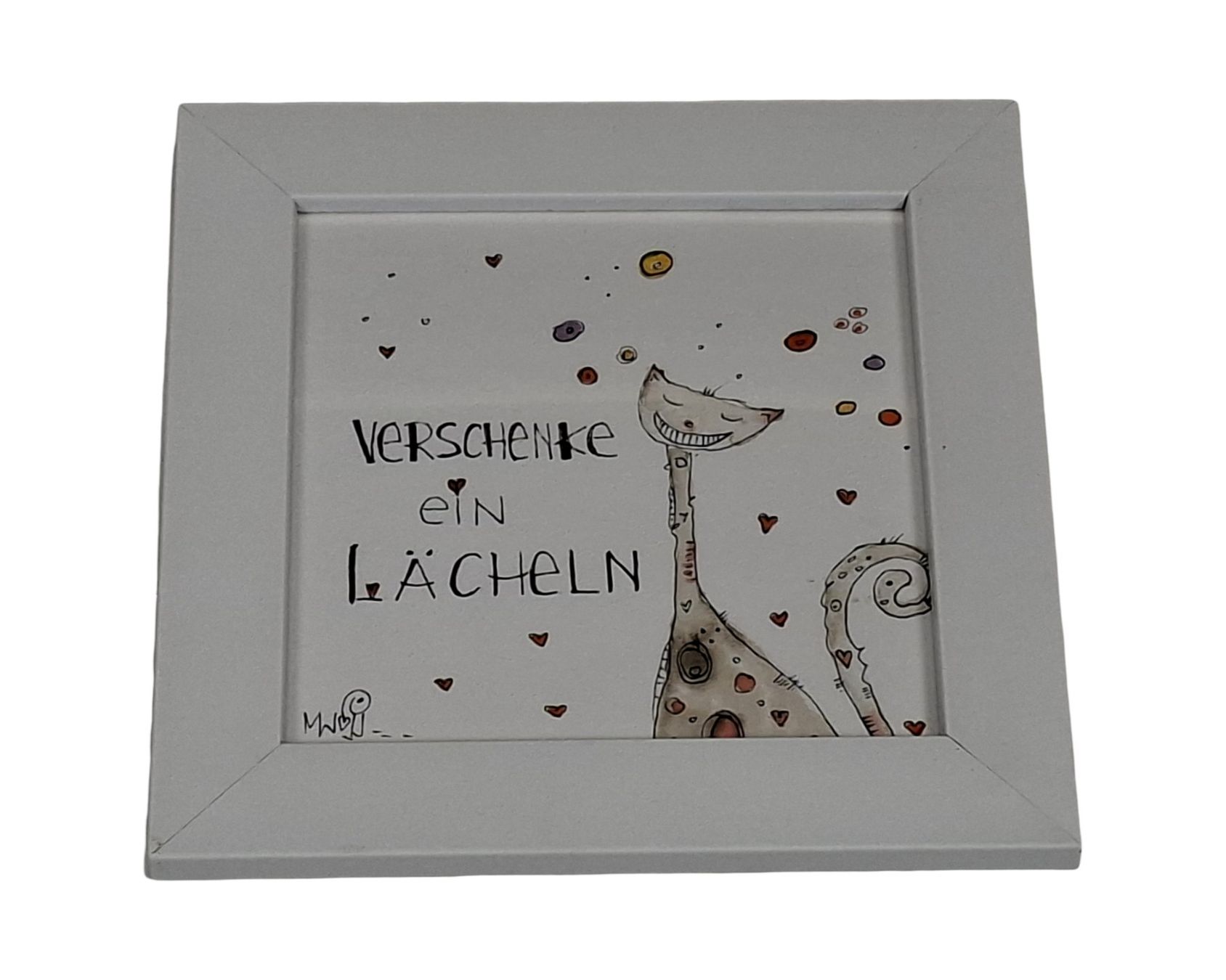Posters & Illustrations: Bild Verschenke ein Lächeln – D'occasion à Wil SG par Restwert_Wil