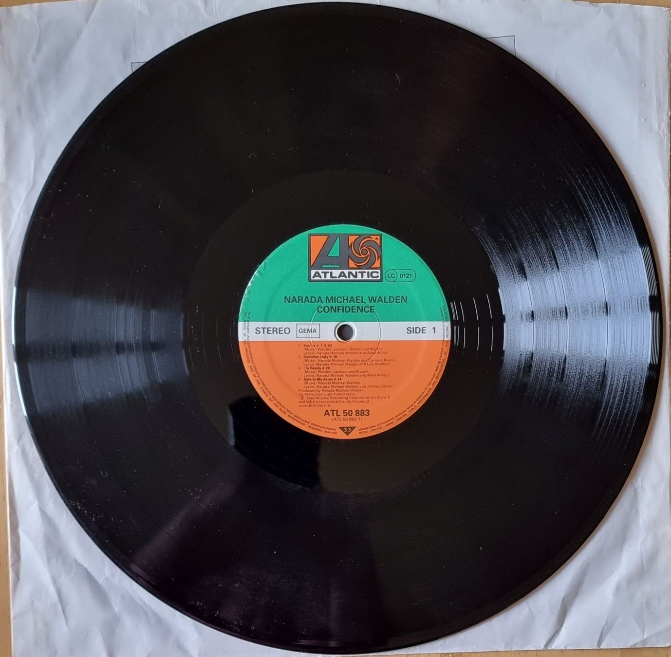 Dischi in vinile: LP Narada Michael Walden "Confidence" (US / DE 1982) – Usato da Luzern venduto da Frizzz 4