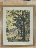 Rudolf Zender Lithografie originalsig.