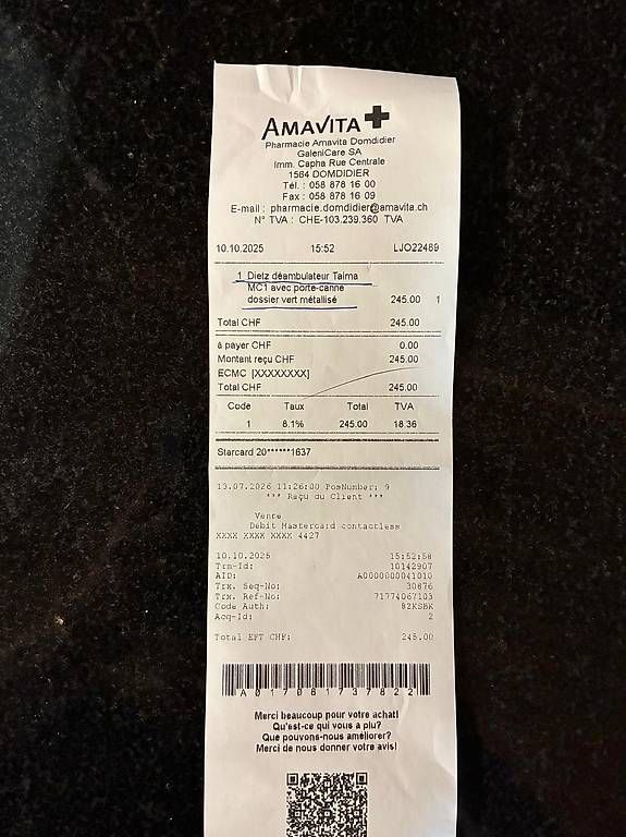 Gehhilfen: Déambulateur Rollator Dietz Taima M C1  Vert Métallisé – Gebraucht aus Bourguillon von inthenightprod. 3