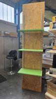 Holz Regal OSB mit Metallschienen