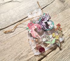 Lot de pin's Fleurs neufs