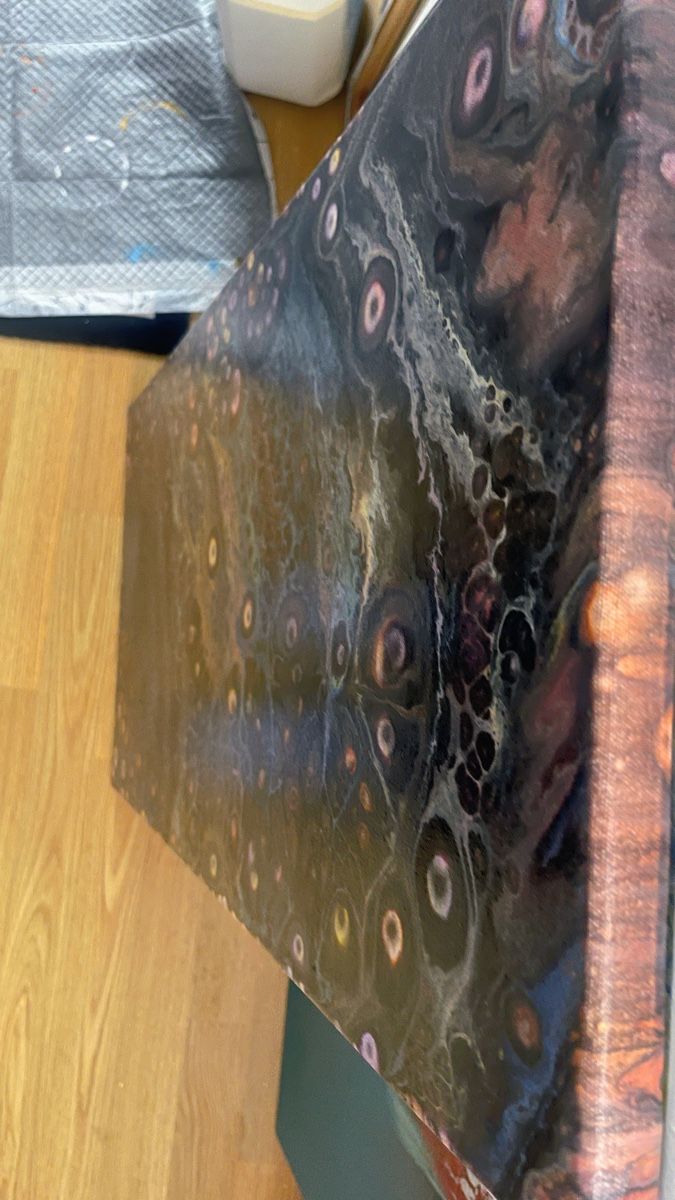 Gemälde: Acryl Pouring 40/80 – Gebraucht aus Trimbach von Alessia75 3