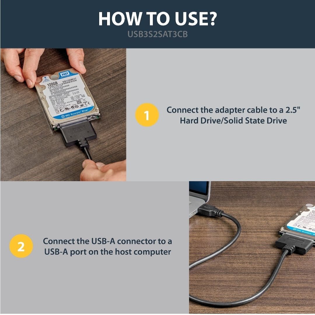 Laufwerke & Adapter: Startech USB 3.0 auf SATA Adapter - Neu & OVP! – Neu und originalverpackt aus Aathal-Seegräben von Ru.Fi 9