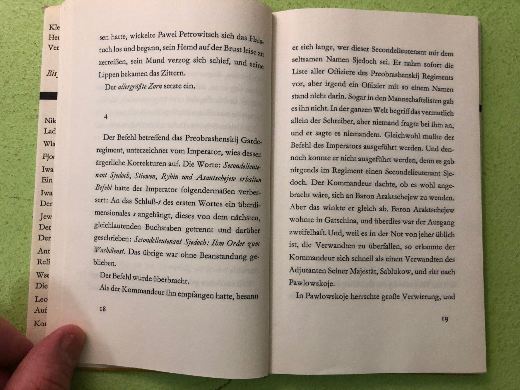Libri: Juri Tynjanow: Secondlieutnant Sjedoch. – Usato da Zürich venduto da allp 4