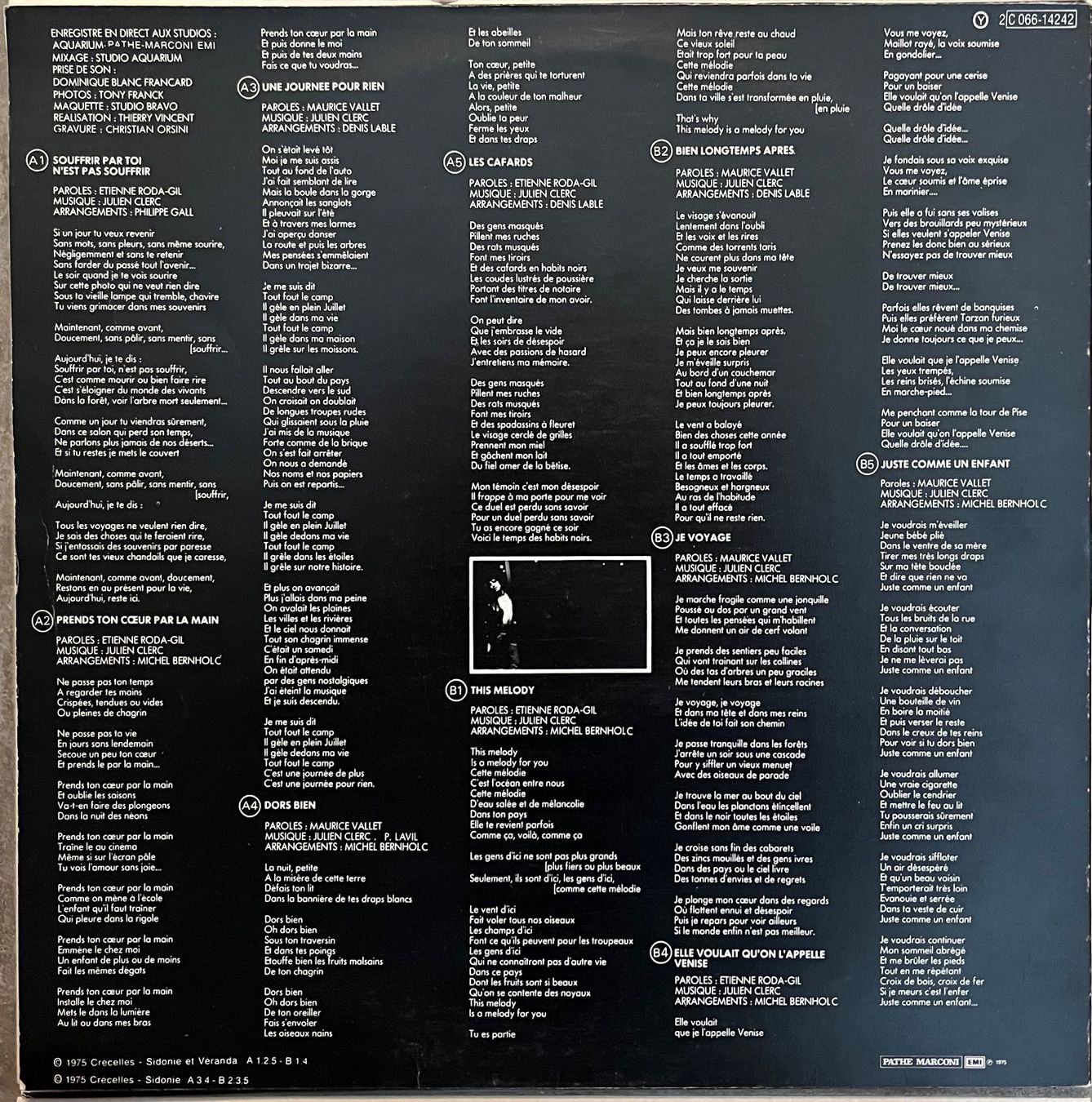 Schallplatten: JULIEN CLERC - N°7 - 33 Tours – Gebraucht aus Bussigny von vinyl-pas-cher 1