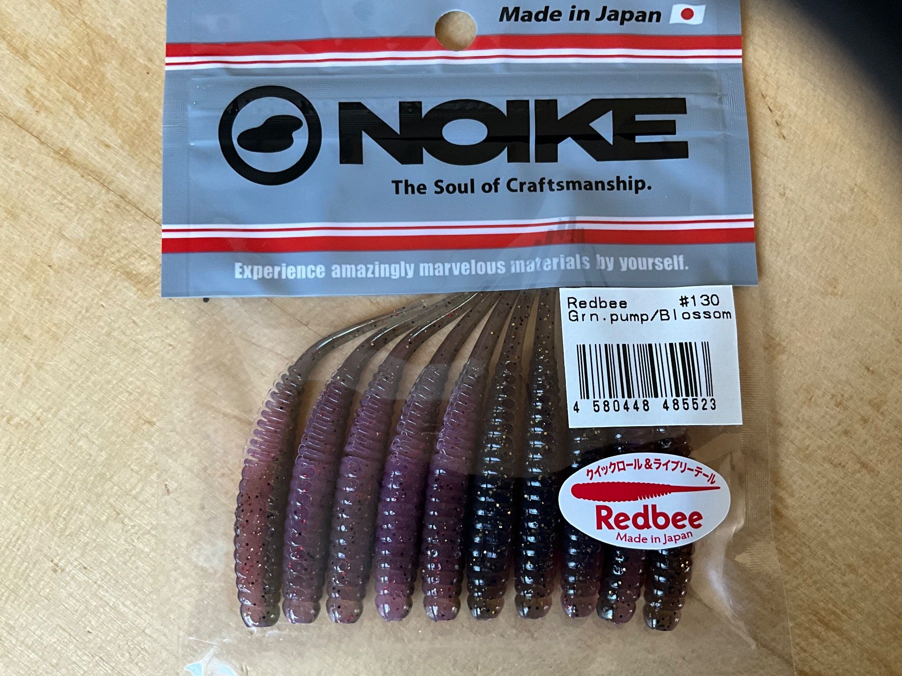 Köder: NOIKE Redbee  Green pumpkin / Blossom – Neu und originalverpackt aus Courgevaux von Cgurzi