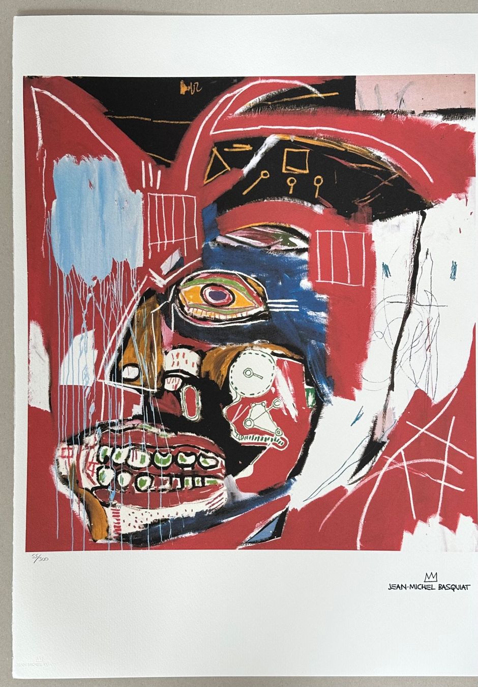 Poster & Bilder: Basquiat: In this Case, POP Art 55/300 – Neu (gemäss Beschreibung) aus Meilen von Smgdesign