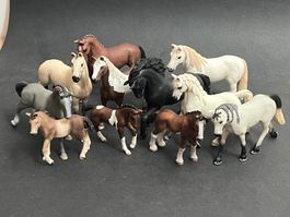 11 Schleich Pferde Fohlen Pferd original
