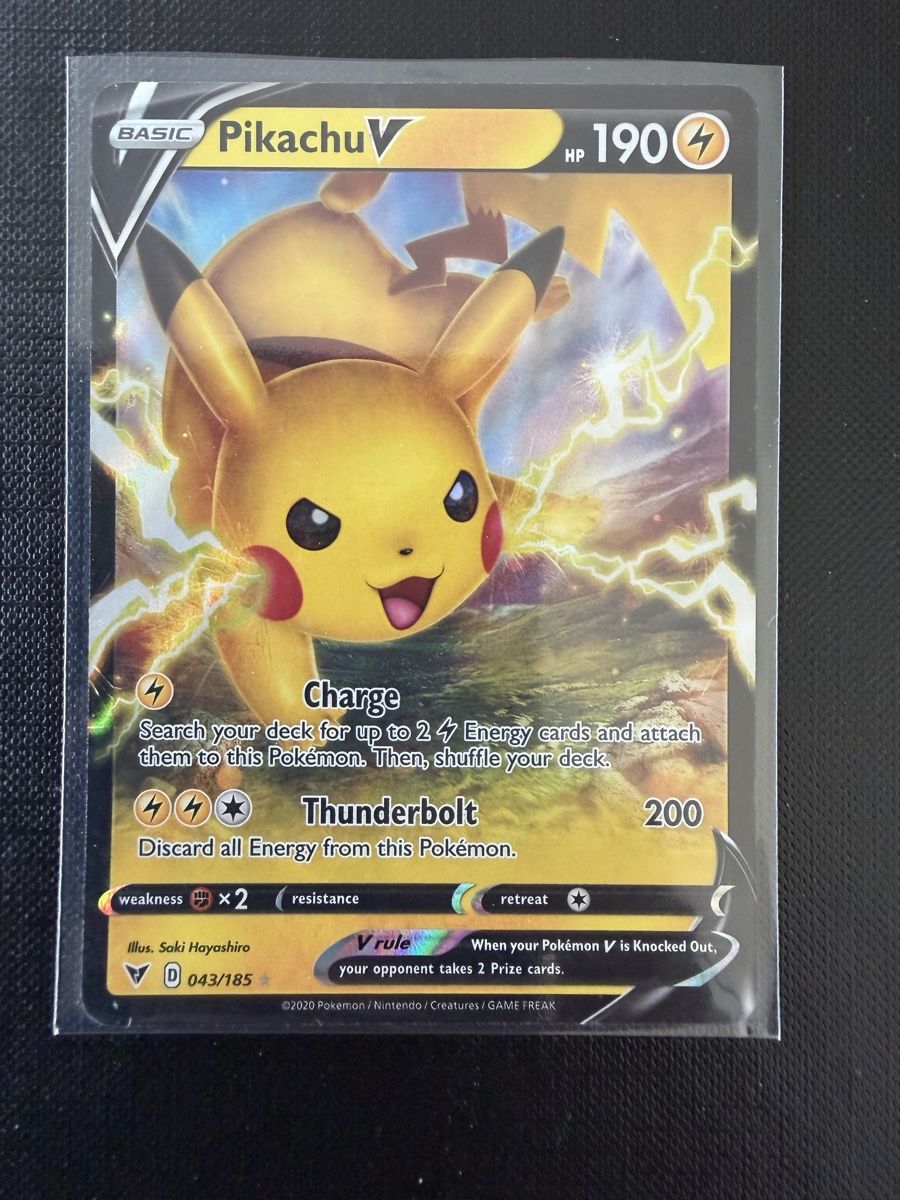 Pokémon Sammelbilder & Trading cards: Pikachu V #043 EN Vivid Voltage – Neu (gemäss Beschreibung) aus Savigny von Matgab94