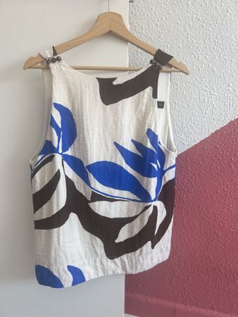 Top Zara Été Léger Fleuri, Taille M, été 2025