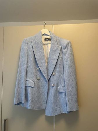 Babyblauer Blazer ZARA