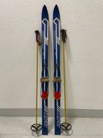 Ski (K 30-2), Ski ca. 1960, sehr gut erhalten, mit Stöcken