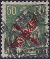 1919, F2 mit Vollstempel, doppelt signiert, Kat: 200.-+
