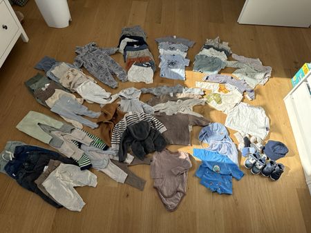 Jungs Kleiderset, Gr62-68, 78 Teile,viele Marken,Top Zustand