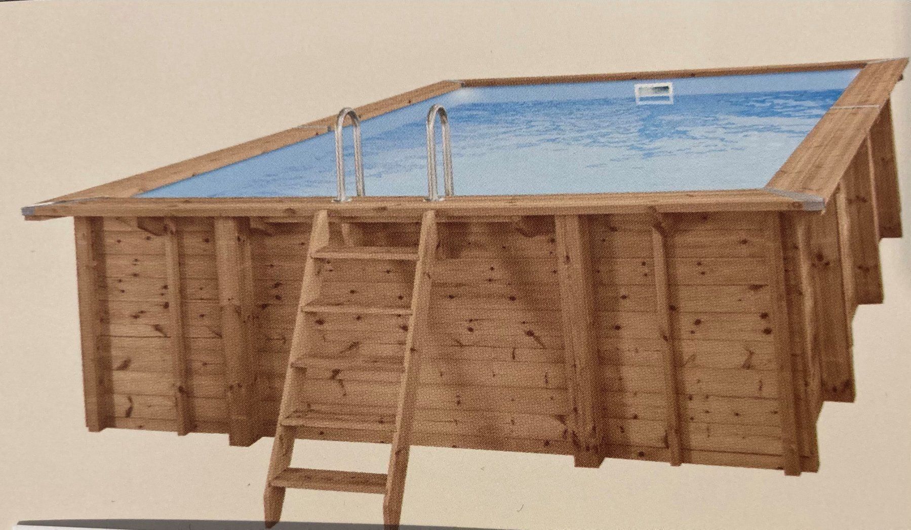 Piscine: Pool aus Kiefernholz Sparset – Nuovo e nell'imballaggio originale da Diepflingen venduto da Der_billige_max