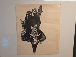 Holzschnitt Litho signiert/ Kunstobjrkt Bild