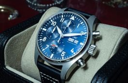 IWC Pilot Watch Chronograph 41 Blue Fullset