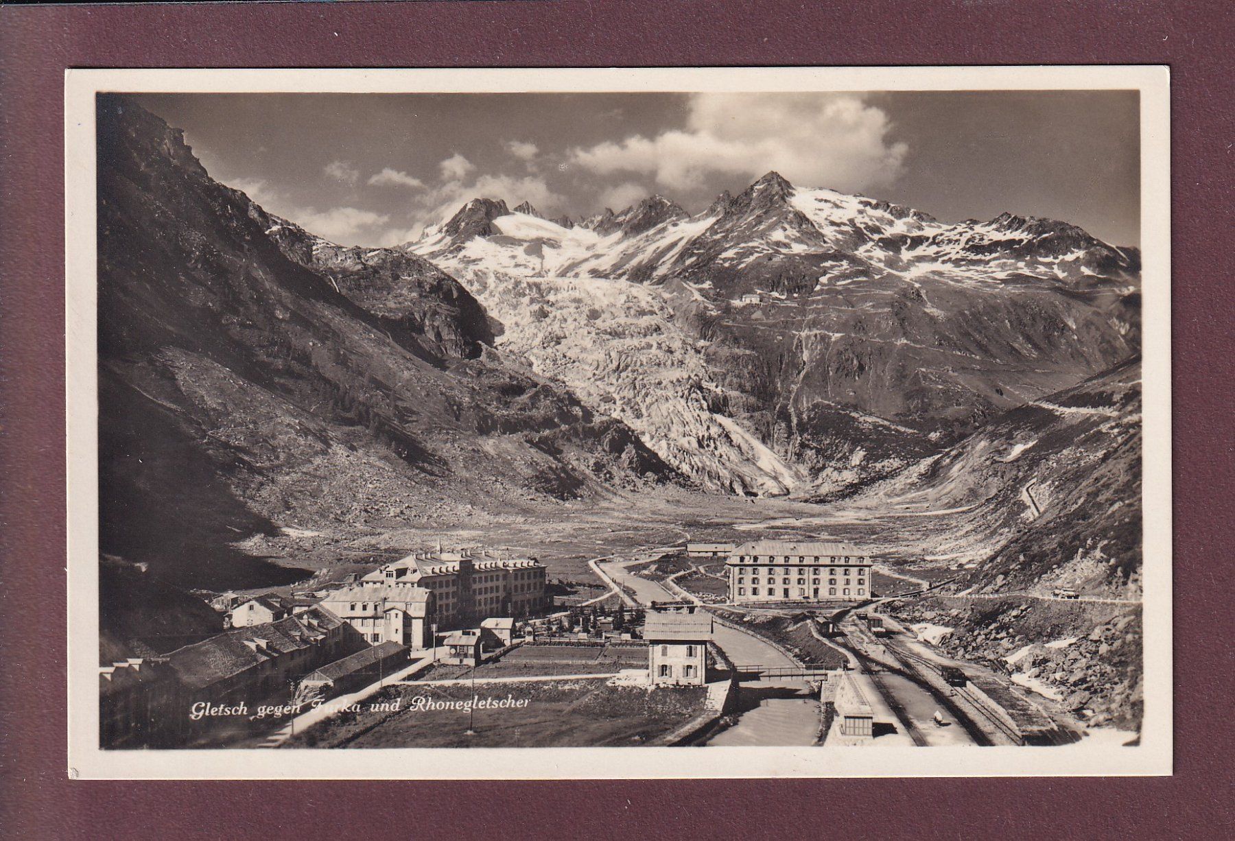 Cartes postales: GLETSCH - Rhonegletscher – D'occasion à Pully par nicecards