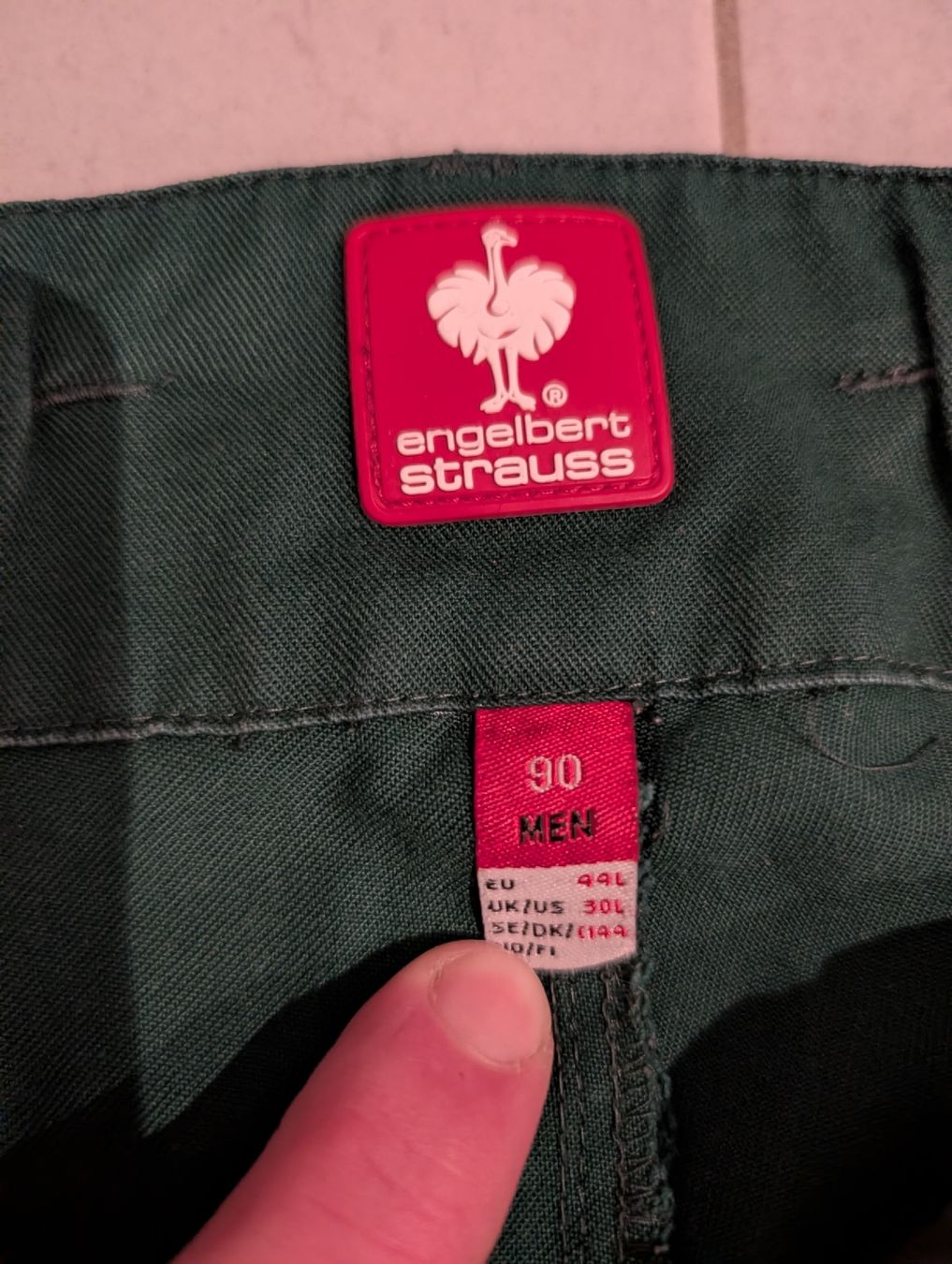 Engelbert Strauss Pantaloni: Engelbert Strauss Herren Arbeitshose Größe 90 – Usato da Goldau venduto da sil_77mc 1