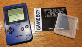 GAME BOY pocket (blau) //  inklusive Spiel // Top!