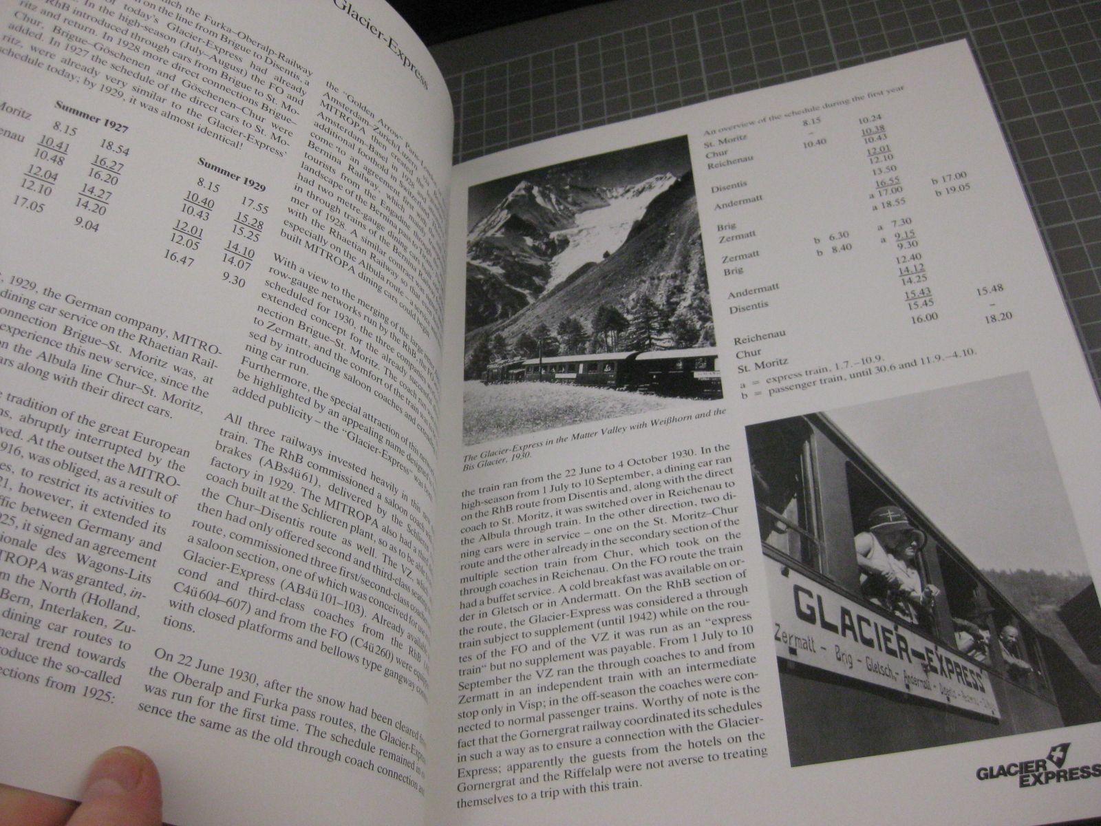 Libri: Glacier Express 1986 englisch – Usato da Malters venduto da Marosko 2