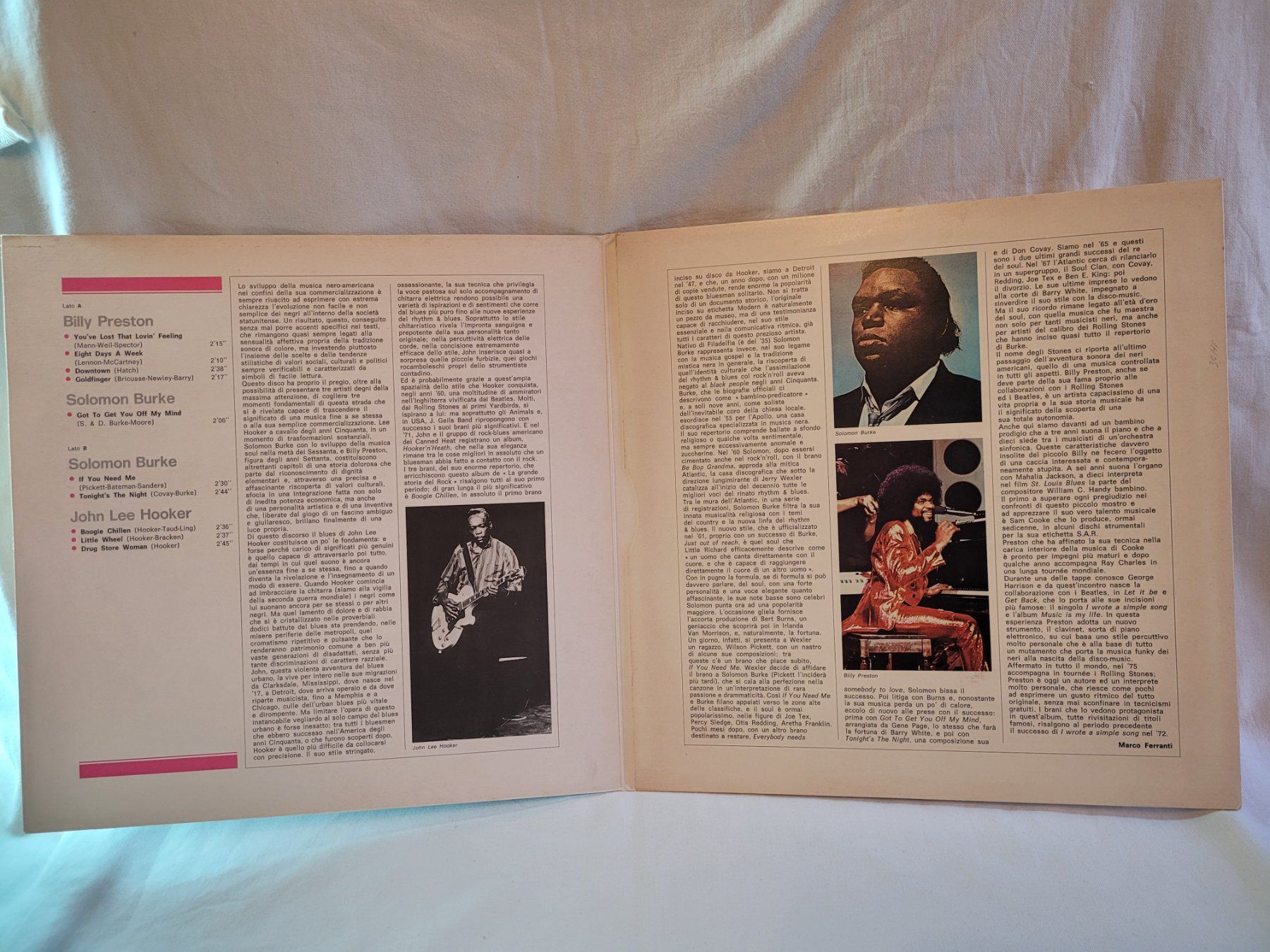 Schallplatten: Vinyle 33t Billy Preston Solomon Burke John Lee Hooker – Gebraucht aus la Chaux-de-Fonds von Lampe 6
