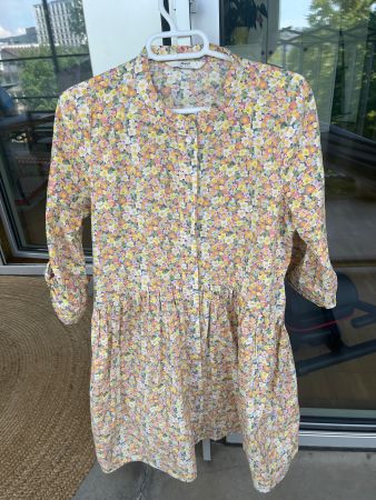 Blumen Sommer Kleid 100% Baumwolle; Versand 3 Fr.