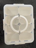 Praktische Lunchbox mit Fächern