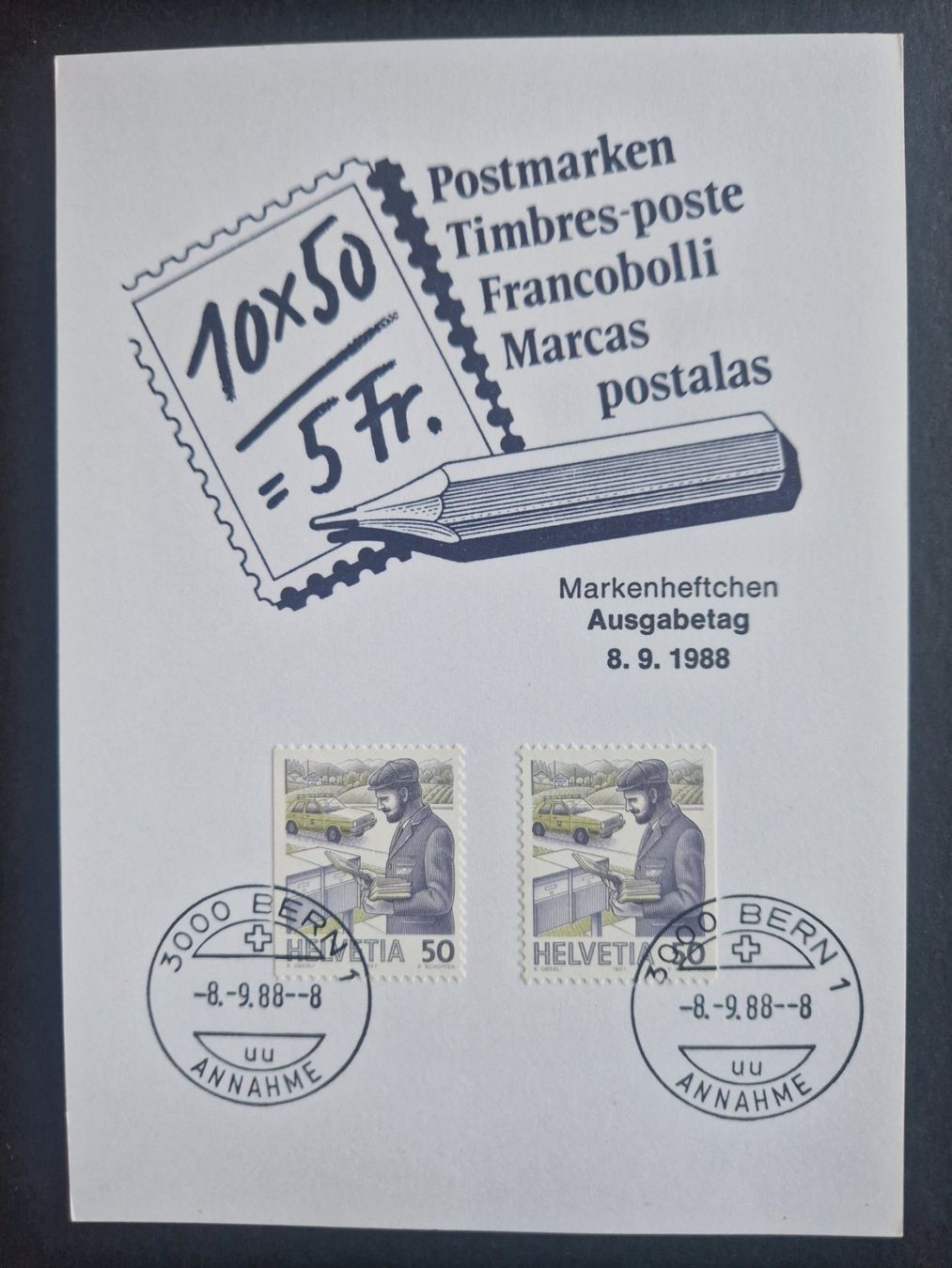 Alle Briefmarken: 738H1 - 738H2  FDC – Gebraucht aus Bouveret von hckoala