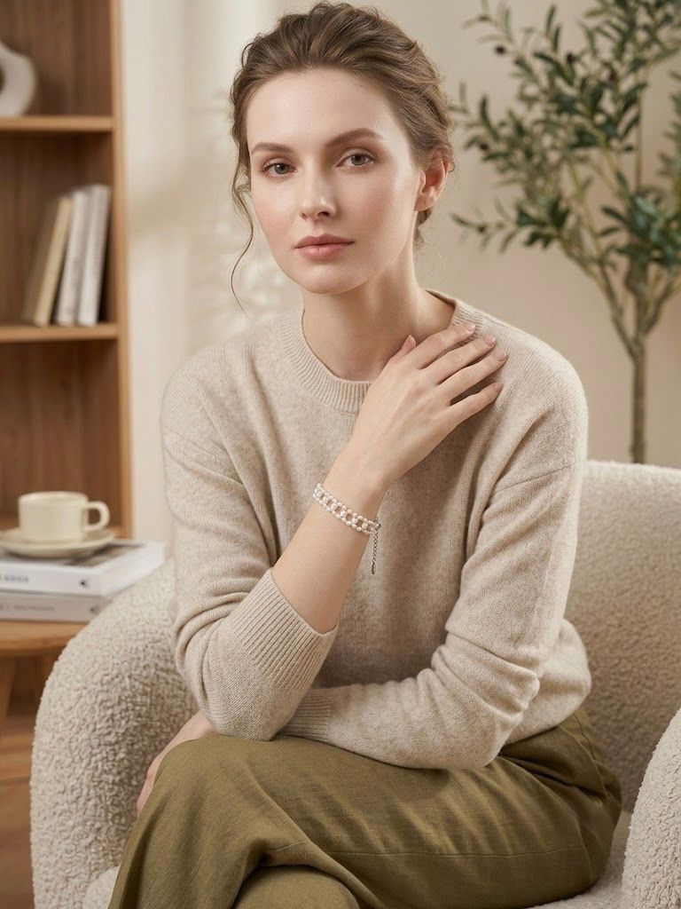 Perle (finte): Süsswasserperlen Armband echte – Nuovo e nell'imballaggio originale da Sarnen venduto da Yingsperlen4 1