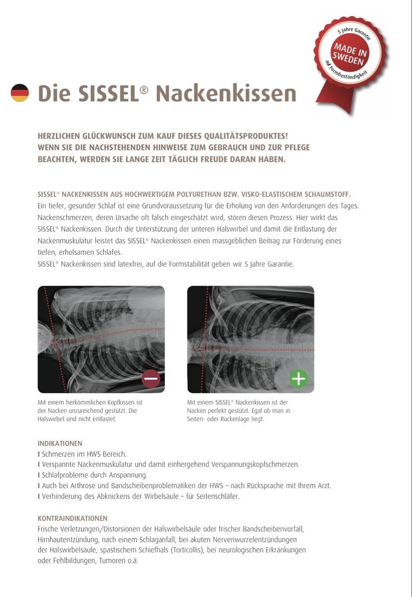 Kissen: Sissel Soft Plus Nackenkissen – Gebraucht aus Boswil von lindebluetetee 2