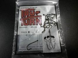 8 hameçons Tru Turn n° 1 Haken Tru Turn