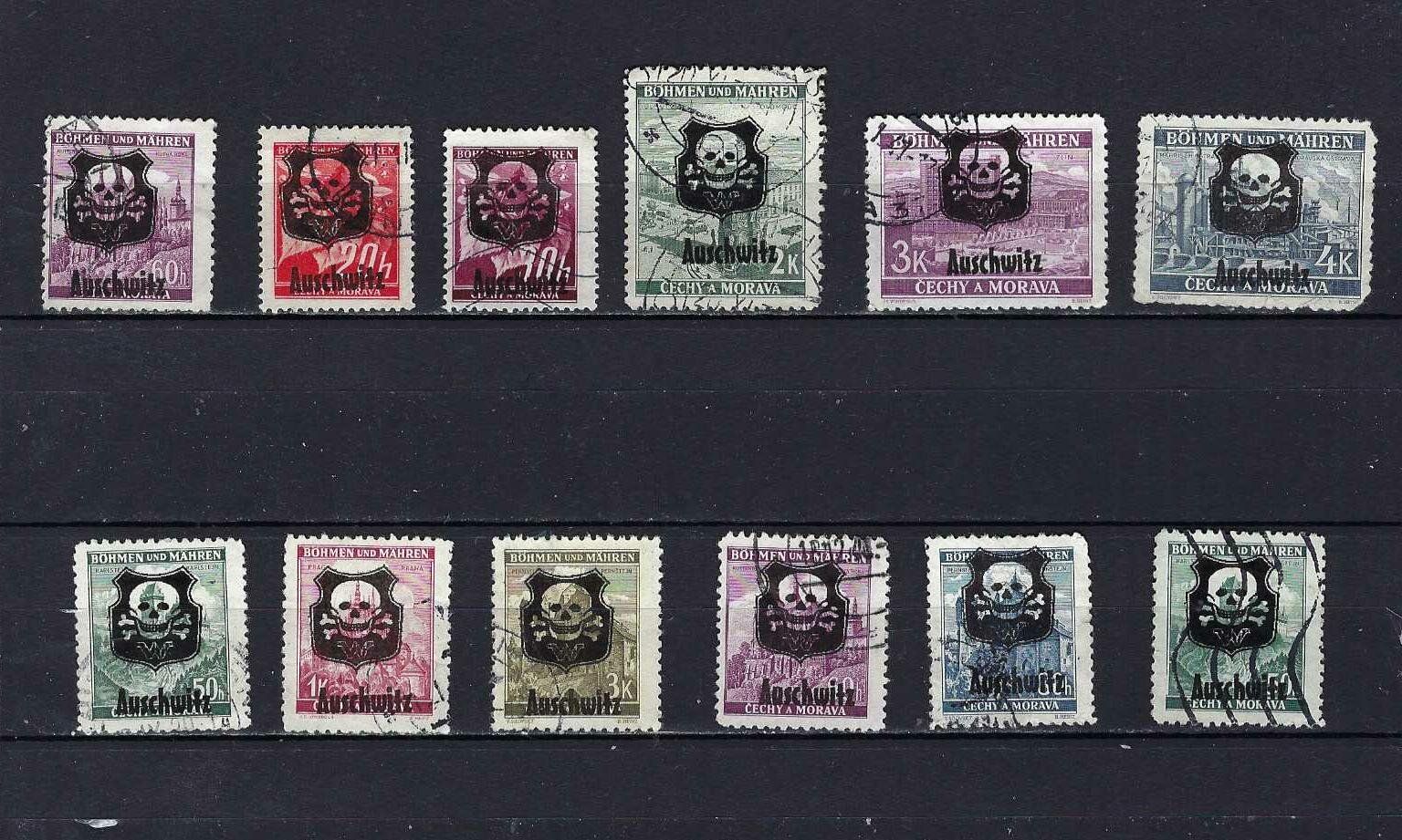 Alle Briefmarken: Lot Auschwitz gest. – Gebraucht aus Lindau von Rickie123