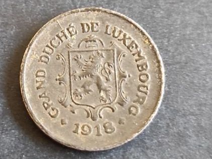 Tutti le monete: 5 centimes Luxembourg 1918 – Usato da Couvet venduto da lulul 1