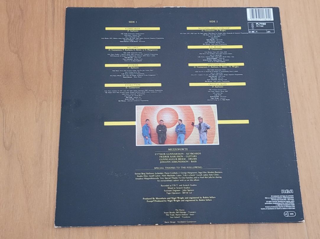 Dischi in vinile: LP Mezzoforte – Usato da Martigny venduto da MZ-67 1