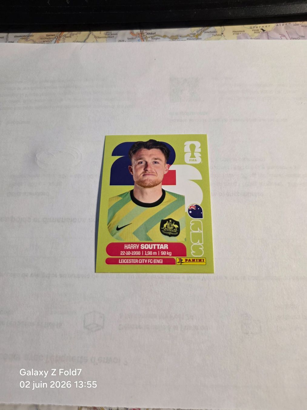 Panini Carte collezionabili: Panini  2026 HARRY SOUTTAR AUS 4 – Nuovo (secondo la descrizione) da Grand-Lancy venduto da Seo67
