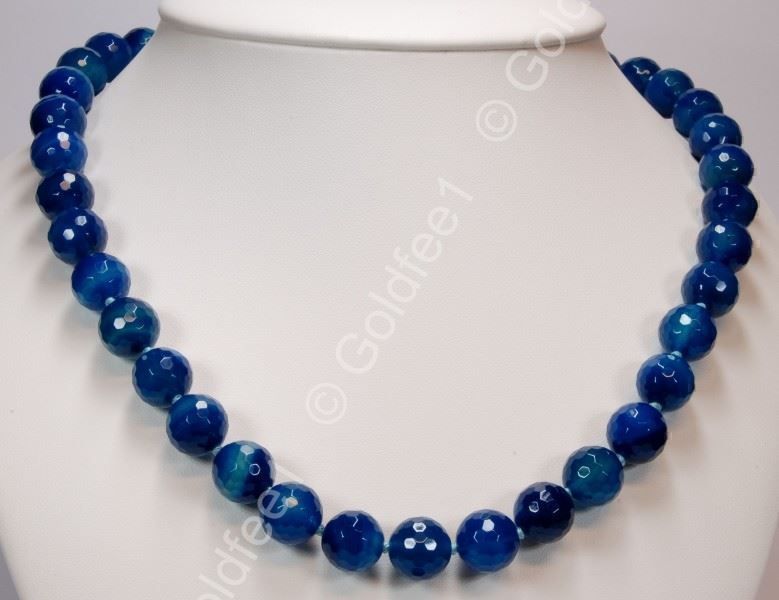 Catenine: Achat Kette (facettiert) 52cm 925 Silber – Nuovo e nell'imballaggio originale da Oberglatt ZH venduto da Goldfee1 1