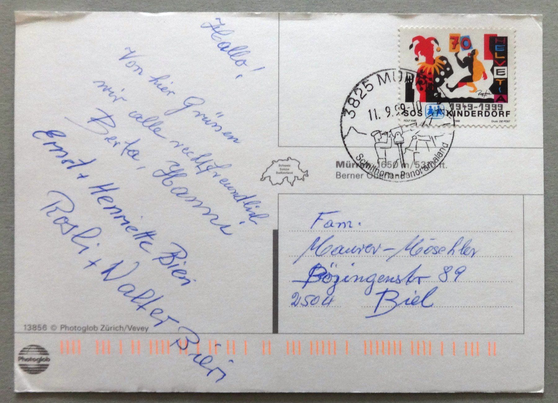 Cartes postales: Mürren, Berner Oberland – Défectueux à Fétigny par Billy2miny 1