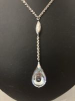 Collier Baccarat Psydelic argent 925 et cristal